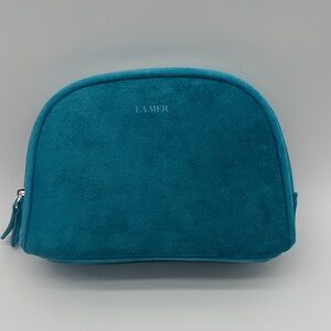 La Mer Vibrant Blue Cosmetic Bag
